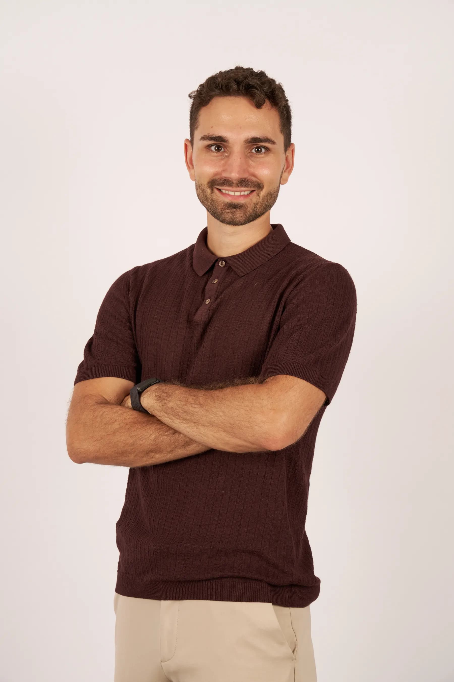 Massimo Filippi, ritratto in studio